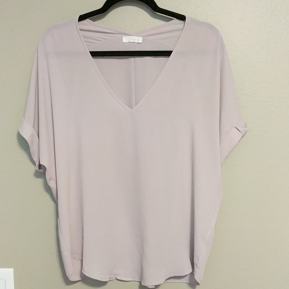 Sheer vneck